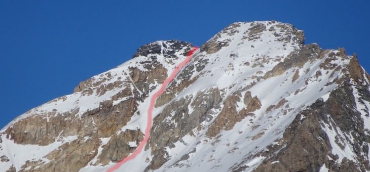 Col du mont Rosset, Pointe de Terre Rouge et la Tsanteleina.