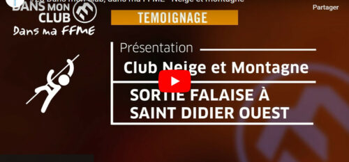 Dans mon club, dans ma FFME – Neige et montagne