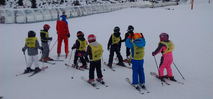 Première sortie à Courchevel pour le ski enfants